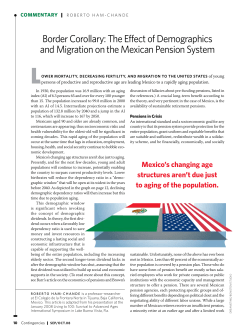 border Corollary: the effect of demographics and migration on the