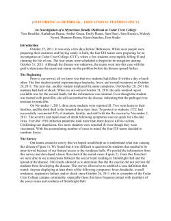 Final Report from - Cedar Crest College