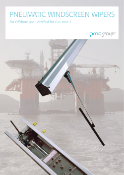 pneumatic windscreen wipers