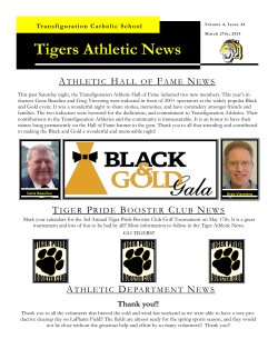 Tigers Athletic News - Transfiguration Catholic Church