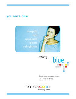 blue - The Color Code