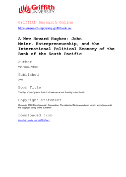 A New Howard Hughes - Griffith Research Online