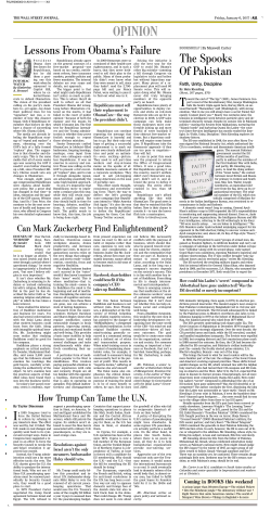 opinion - Wall Street Journal