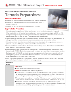 Tornado Preparedness