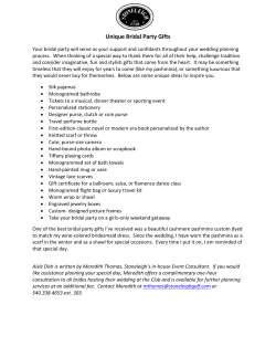 Unique Bridal Party Gifts