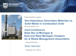 AIR &ndash; Brad Venman, NTH - West Michigan Chapter