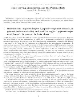 Lyapunov exponent sign inversions, chaos, stability, and instability
