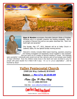 Flyer - FireGate Ministries