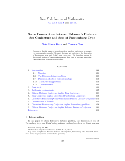 Some connections between Falconer`s distance set conjecture and