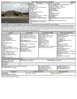 MLS Listing - Mosaic Properties