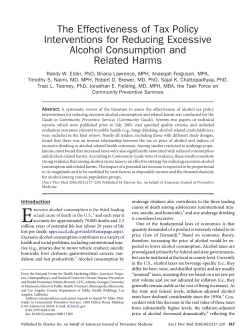 The Effectiveness of Tax Policy