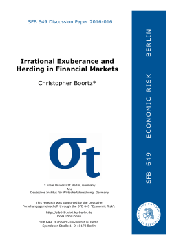 Irrational Exuberance and Herding in Financial Markets