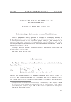 SEMI-SMOOTH NEWTON METHODS FOR THE SIGNORINI