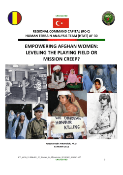 Empowering Afghan Women