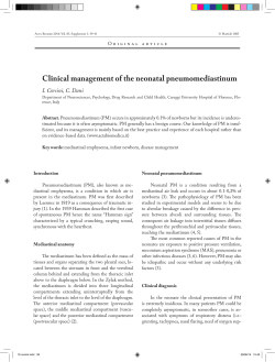 Clinical management of the neonatal