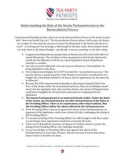 Understanding the Role of the Senate Parliamentarian in the