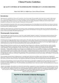 Clinical Practice Guidelines
