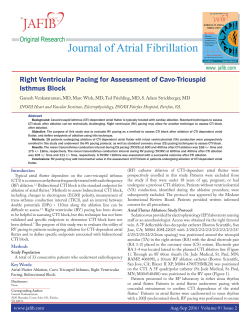 Right Ventricular Pacing for Assessment of Cavo