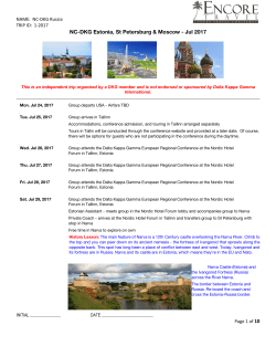 Detailed Itinerary - Encore Travel, LLC