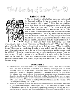 Third Sunday of Easter (Year B)