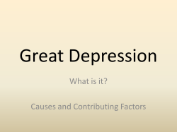 5 causes of the Great Depression
