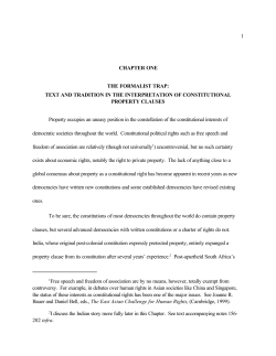 1 1Free speech and freedom of association are by no means