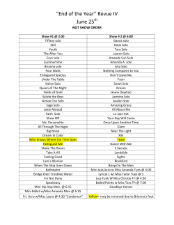 Show Participation List Click HERE