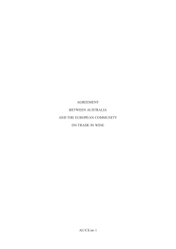 the Agreement between Australia and the - EEAS