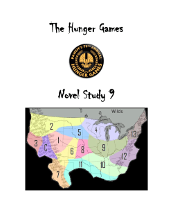 The Hunger Games Novel Study 9