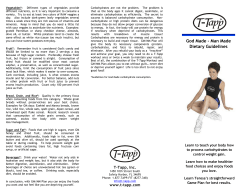 God Made - Man Made Dietary Guidelines