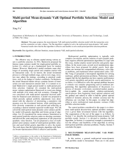 Multi-period Mean-dynamic VaR Optimal Portfolio Selection: Model