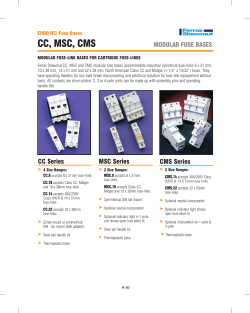 CC, MSC, CMS - Ferraz Shawmut Fuses