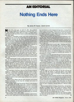 Nothing Ends Here - Air Force Magazine