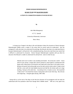 Dennis Nunqam Ndendemajem in No Way to Die and