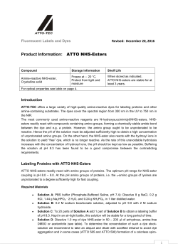 NHS-ester - ATTO-TEC