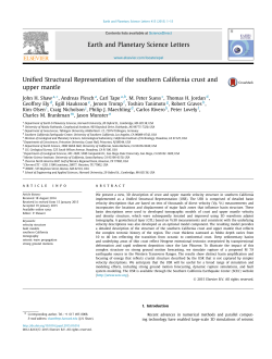 Unified Structural Representation of the southern