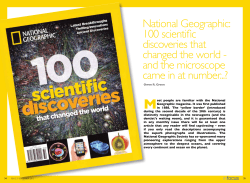 National Geographic: 100 scientific discoveries that changed the