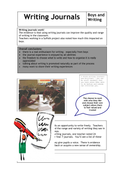 Writing Journals Generic