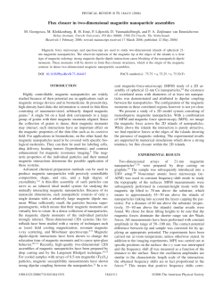 Flux closure in two-dimensional magnetite nanoparticle assemblies