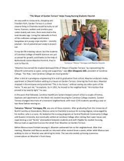 The Mayor of Garden Terrace - Carolinas HealthCare System