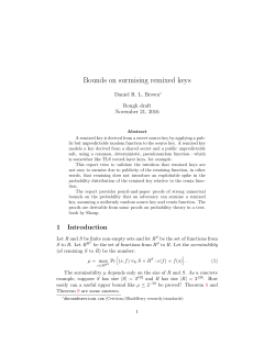 Bounds on surmising remixed keys