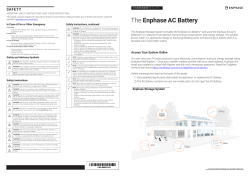 - Enphase Energy