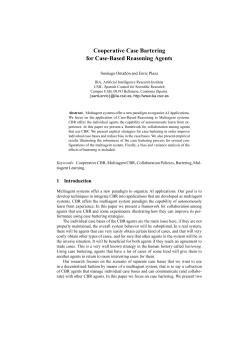 Cooperative Case Bartering for Case-Based Reasoning