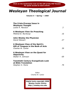 1969 WTJ 4 - The Wesley Center Online