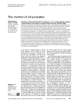 The mother of all parasites