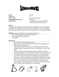 Protective Coloration Recommended Group Size