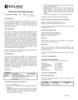crp ultra wr - Sekisui Diagnostics