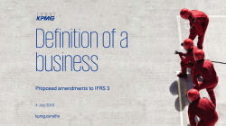 Definition of a business