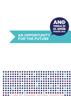 iii. ano 2011 movement national convention