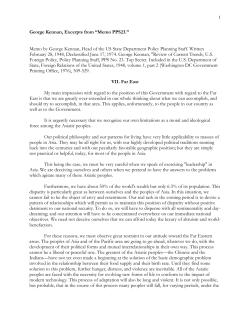 George Kennan, Excerpts from PPS23